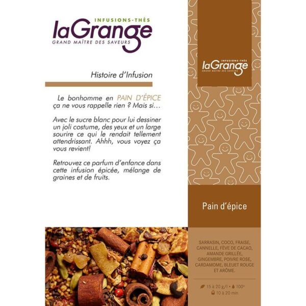 Pain d'épice Infusion de Noël (vrac 100gr) – Image 2
