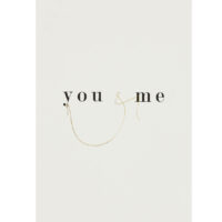 Carte “You and Me”