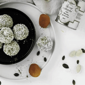 Truffes au thé matcha