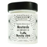 Moutarde aux brisures de truffe blanche d’été 1.2% 130gr