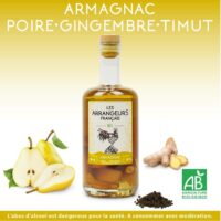 Boisson spiritueuse Armagnac – Poire – Gingembre – Timut 70cl