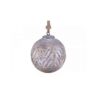 Boule de noël en bois à suspendre (diamètre 8cms)