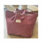 Cabas velours Bois de rose Marcel & Lily