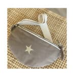 Sac banane velours étoile coconut Marcel & Lily