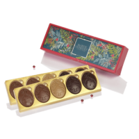 Boîte chocolats écrin de Noël Maison Guinguet 80gr