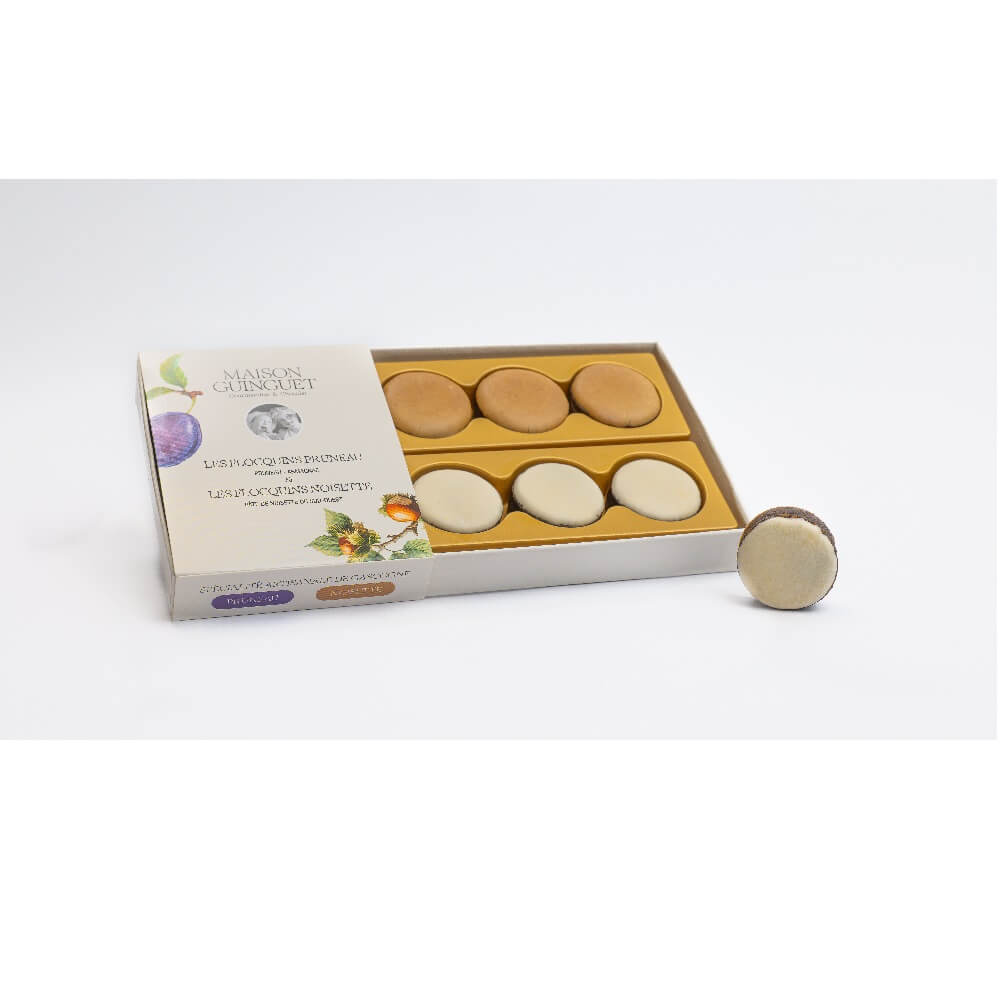 Flocquins noisette/pruneaux 130gr Maison Guinguet