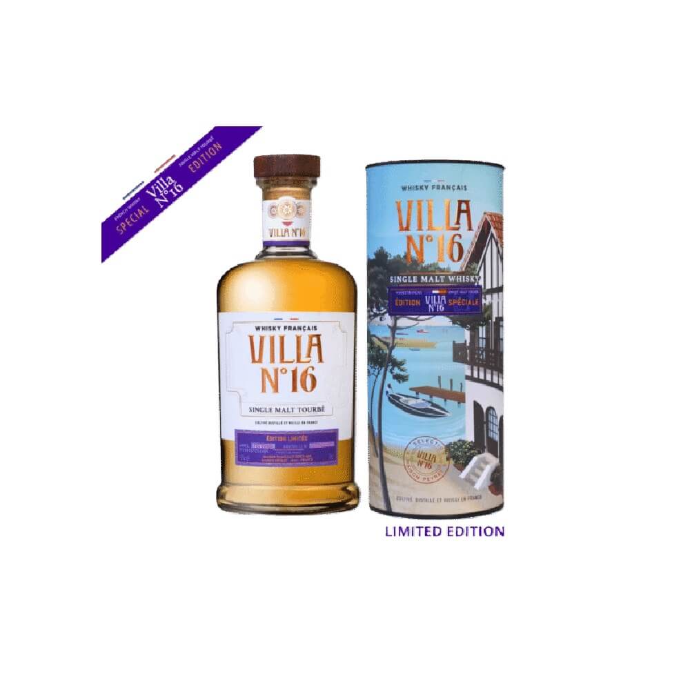 Whisky Villa N°16 Tourbé Edition limitée Maison Peyrat 70cl