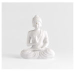 Esprit Zen – Figurine « Bouddha assis » en porcelaine – Rader