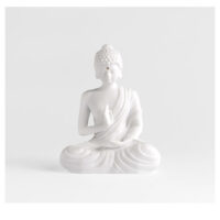 Esprit Zen – Figurine « Bouddha assis » en porcelaine – Rader