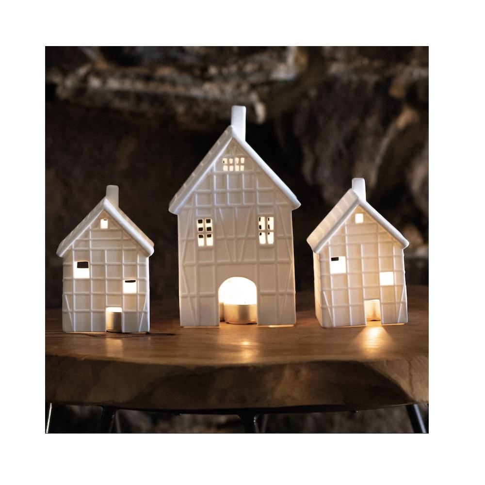 Photophore grande maison à colombages - Rader – Image 2