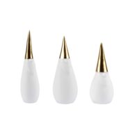 Ensemble de 3 figurines PERE NOEL en porcelaine – Rader