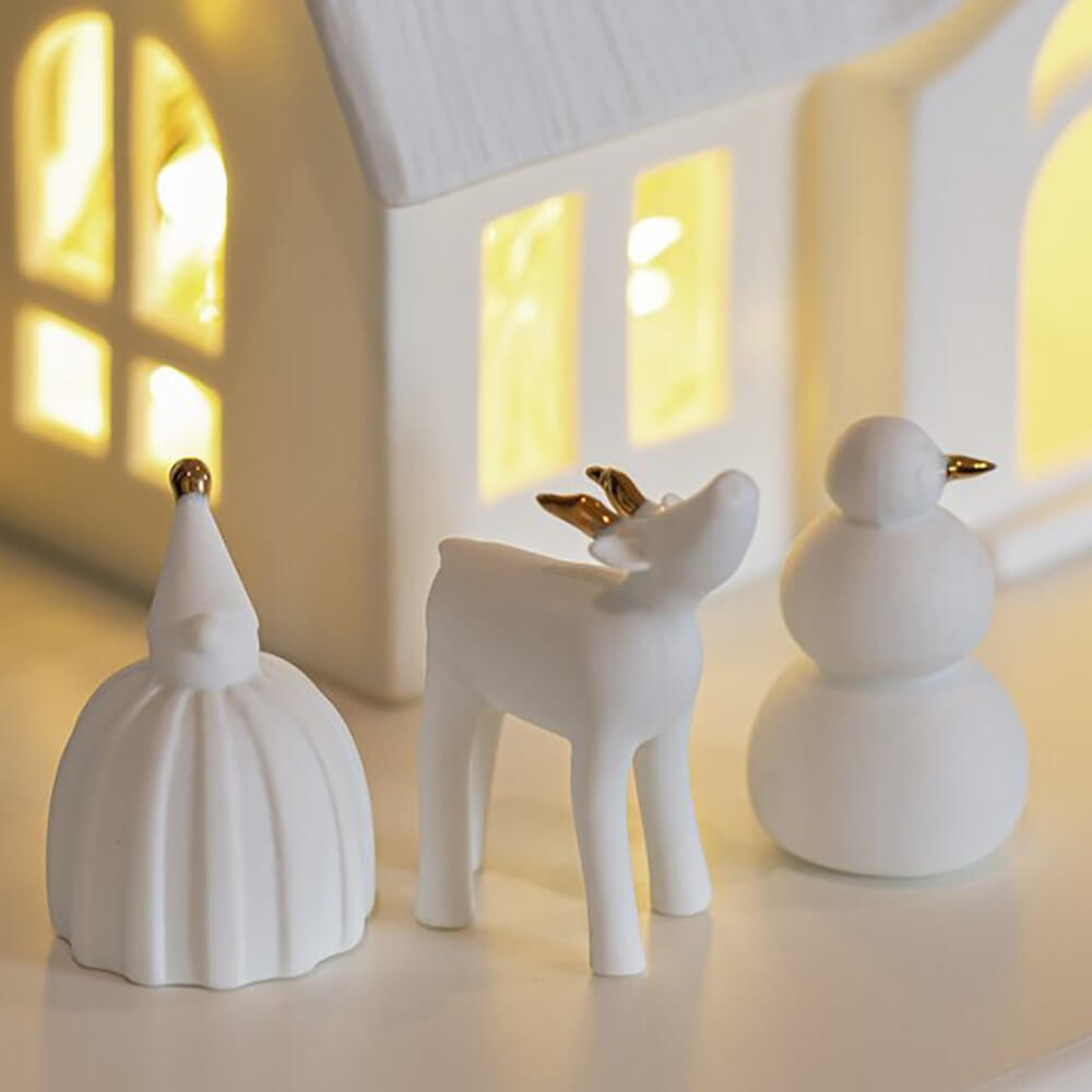 Ensemble de 3 figurines de Noël en porcelaine - Rader – Image 2