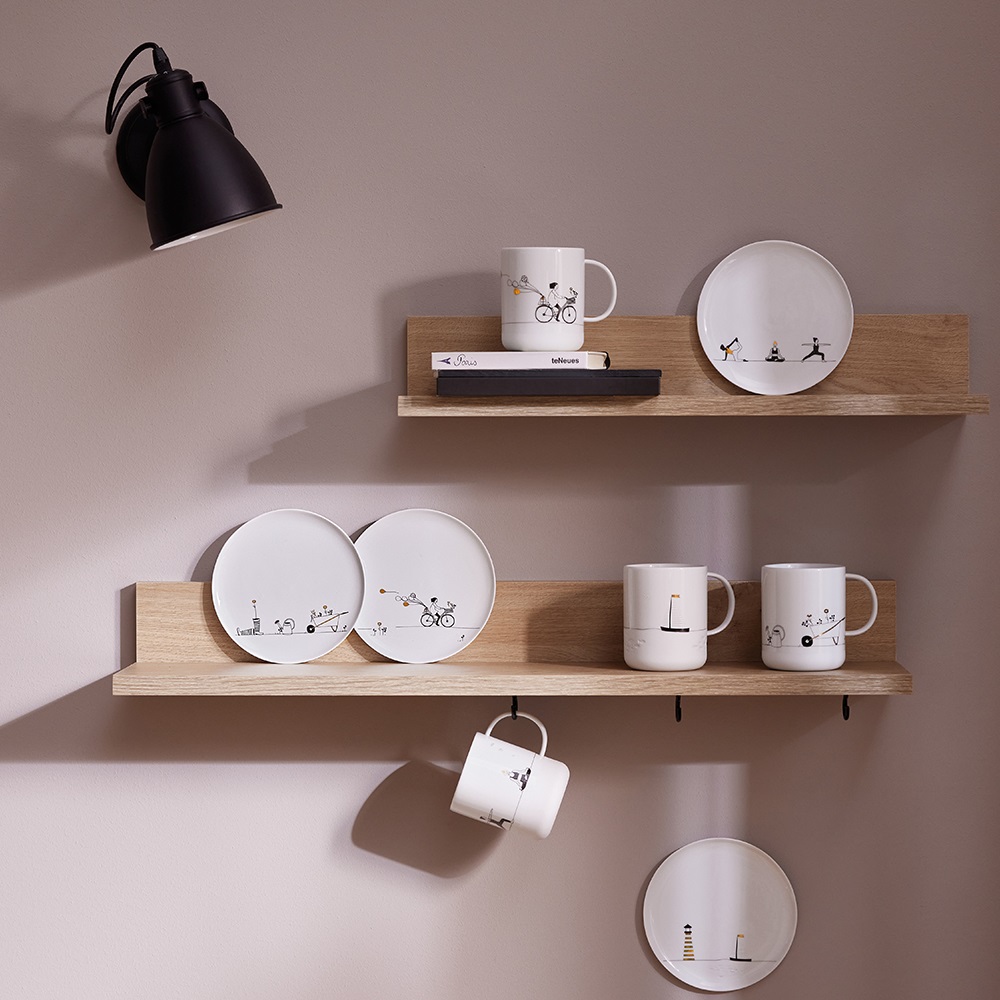 Mug en porcelaine "Brouette et arrosoir" - Rader – Image 3