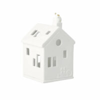 Photophore « Père Noël dans la cheminée » en porcelaine – Rader