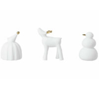 Ensemble de 3 figurines de Noël en porcelaine – Rader