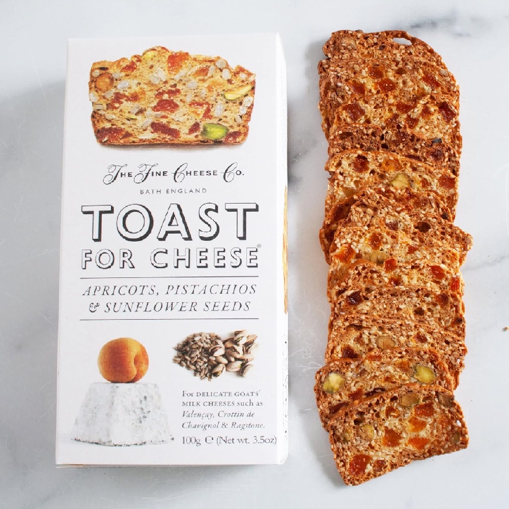 Toast for cheese - abricot/pistache/graine de sésame - 100gr